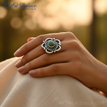 Load image into Gallery viewer, 925 Sterling Silver Turquoise Ring for Women | Gemstone Jewelry
