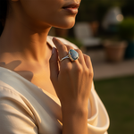 将图像加载到图库查看器中， 925 Silver Opal Ring | Women's Gemstone Ring | Gift
