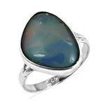 将图像加载到图库查看器中， 925 Silver Opal Ring | Women's Gemstone Ring | Gift
