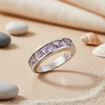 Load image into Gallery viewer, 925 Silver Amethyst Ring for Women | Gemstone Jewelry
