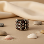 将图像加载到图库查看器中， 925 Silver Garnet Ring for Women | Statement Jewelry Gift
