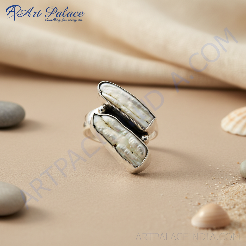 Anillo de perla de plata 925 para mujer | Joyería con estilo