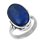 Load image into Gallery viewer, 925 Silver Lapis Lazuli Ring for Women | Gemstone Jewelry
