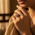 Load image into Gallery viewer, 925 Silver Amethyst Ring for Women | Gemstone Jewelry
