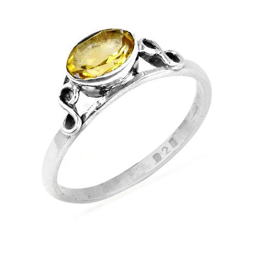 925 silver citrine ring for women | gemstone jewelry