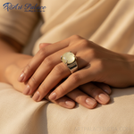 Load image into Gallery viewer, Silver Ring with Yellow Gemstone | Women&#39;s Ring | Gift for Her
