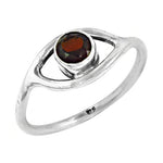 将图像加载到图库查看器中， 925 Sterling Silver Garnet Ring for Women | Gemstone Jewelry
