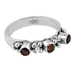 Load image into Gallery viewer, 925 Silver Garnet Ring for Women | Gemstone Jewelry Gift
