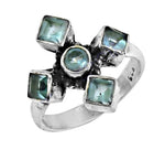 Load image into Gallery viewer, 925 Silver Blue Gemstone Ring for Women | Statement Jewelry
