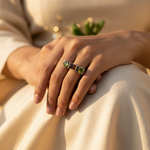 将图像加载到图库查看器中， 925 Silver Gemstone Ring for Women | Statement Jewelry
