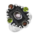 Load image into Gallery viewer, 925 Silver Gemstone Ring for Women | Statement Jewelry
