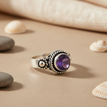 Load image into Gallery viewer, 925 Silver Amethyst Ring for Women | Gemstone Jewelry
