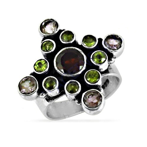 925 Silver Gemstone Ring for Women | Statement Jewelry