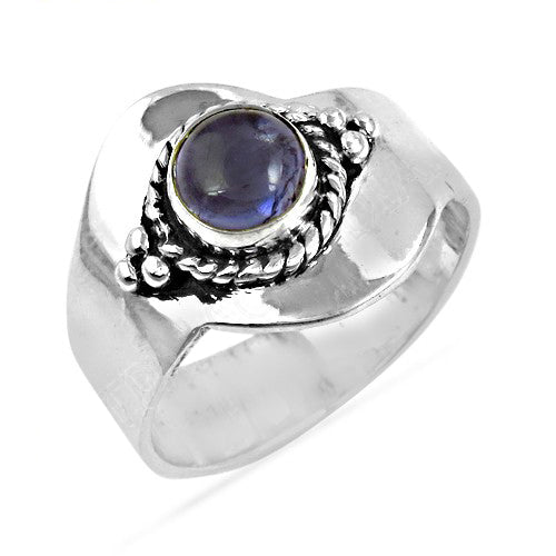 925 Silver Iolite Ring for Women | Gemstone Jewelry