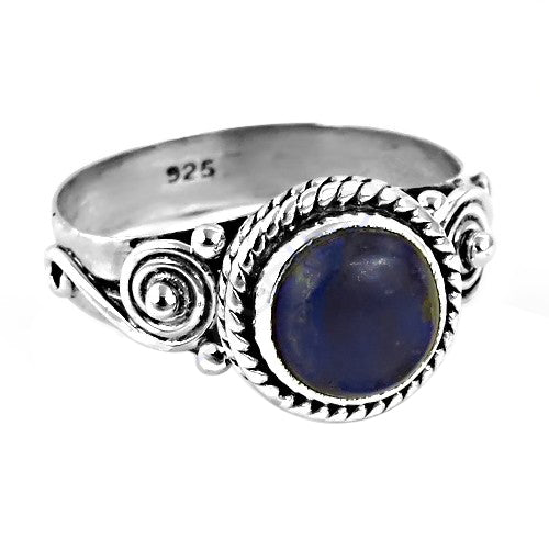 925 Silver Lapis Lazuli Ring for Women | Gemstone Jewelry