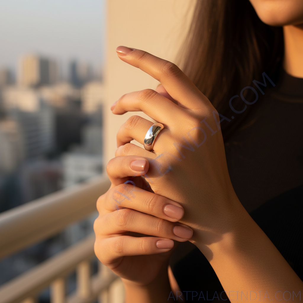 Anillo de plata para hombre y mujer | Anillo de boda