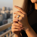 Load image into Gallery viewer, Anillo de plata para hombre y mujer | Anillo de boda

