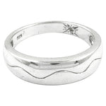将图像加载到图库查看器中， 925 Sterling Silver Wave Ring for Women | Minimalist Jewelry

