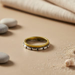 Load image into Gallery viewer, Silver and gold plating Spinner Ring for Women | Anxiety Relief Ring
