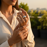 Load image into Gallery viewer, Silver Ring | Chunky Dome Ring for Women | Gift
