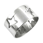 将图像加载到图库查看器中， 925 Silver Star Cutout Ring for Women | Statement Jewelry
