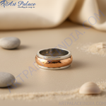 Load image into Gallery viewer, Anillo giratorio de plata y cobre para mujer | Alivio de la ansiedad
