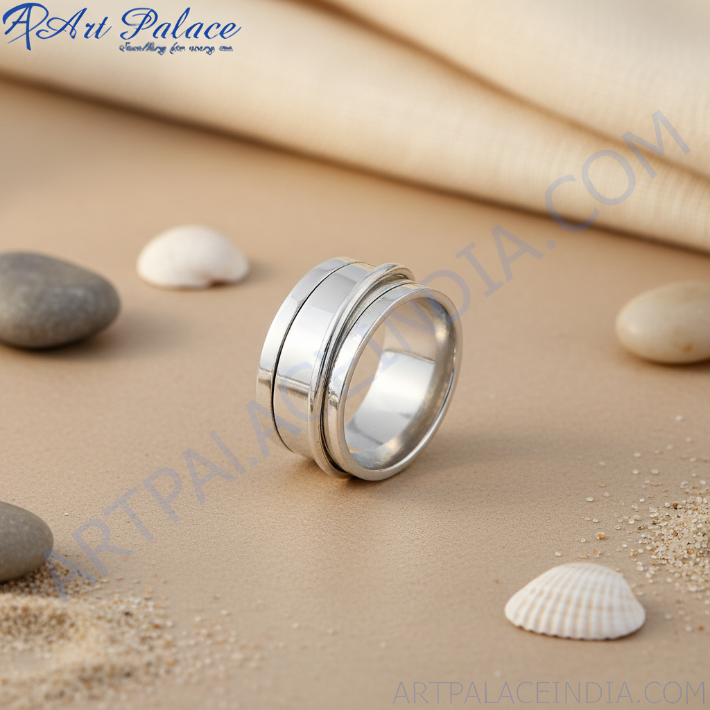 925 Silver Spinner Ring for Women | Anxiety Relief Jewelry