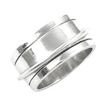 Load image into Gallery viewer, 925 Silver Spinner Ring for Women | Anxiety Relief Jewelry
