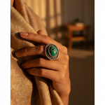 将图像加载到图库查看器中， 925 Sterling Silver Turquoise Ring for Women | Gemstone Jewelry
