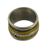 Load image into Gallery viewer, 925 Silver &amp; gold plating Spinner Ring for Women | Anxiety Relief
