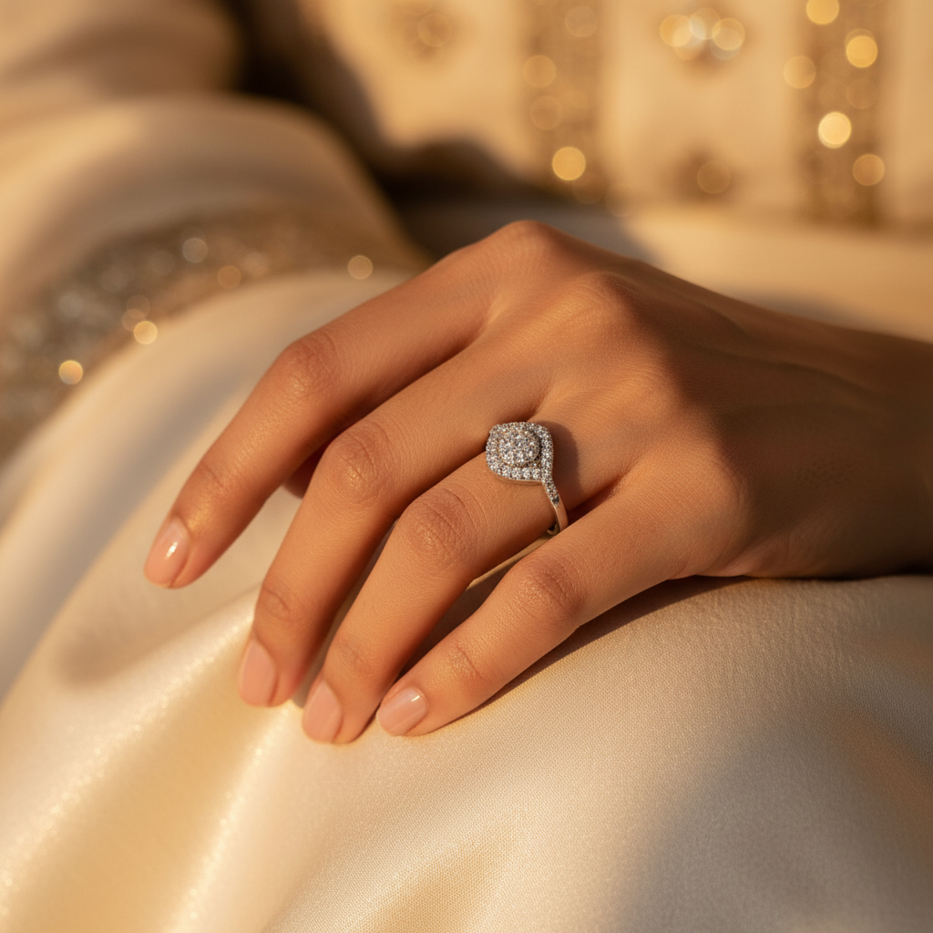 925 Silver Diamond Eye Ring for Women | Fine Jewelry Gift