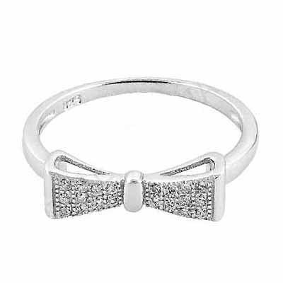 925 silver bow ring for women | dainty minimalist jewelry
