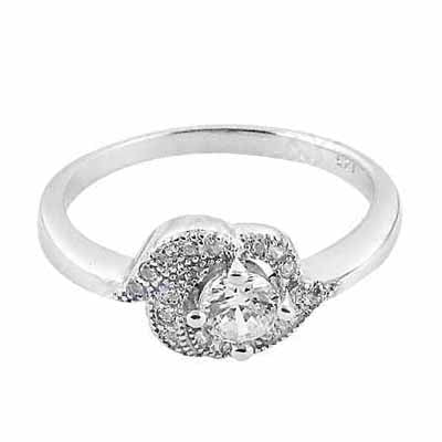 925 silver diamond ring for women | engagement | gift