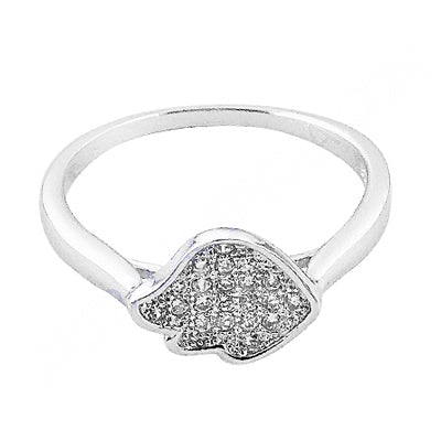 925 silver diamond accented ring | women's fashion ring
