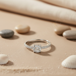 将图像加载到图库查看器中， 925 Silver Diamond Ring for Women | Engagement Ring
