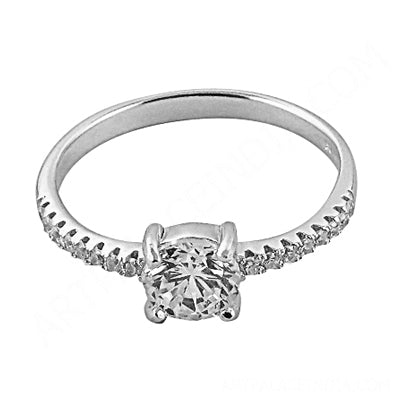 925 silver diamond ring for women | engagement ring