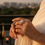 将图像加载到图库查看器中， 925 Silver Cubic Zirconia Flower Ring for Women | Gift Jewelry
