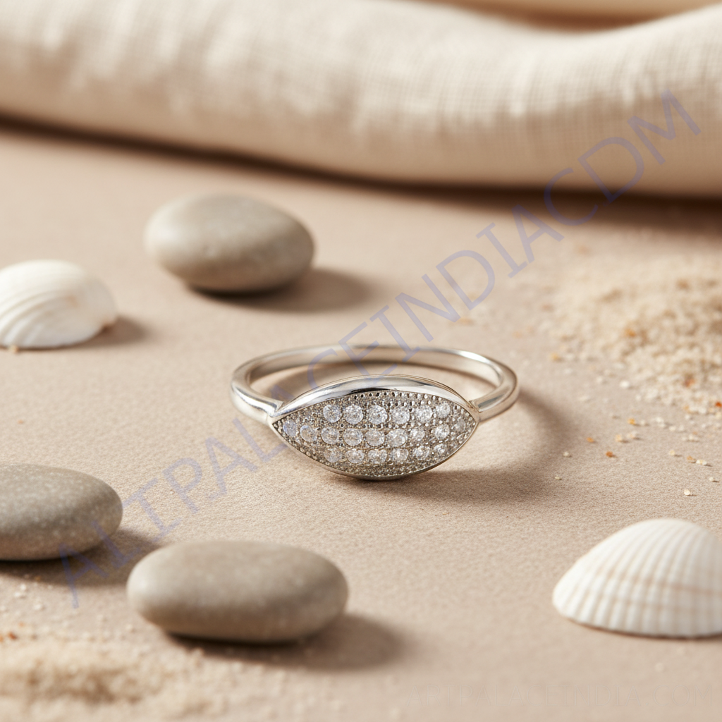 925 Sterling Silver Pave Ring for Women | Gift Jewelry