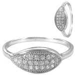 将图像加载到图库查看器中， 925 Sterling Silver Pave Ring for Women | Gift Jewelry
