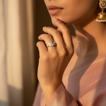 将图像加载到图库查看器中， 925 Silver Cubic Zirconia Leaf Ring for Women | Gift Jewelry
