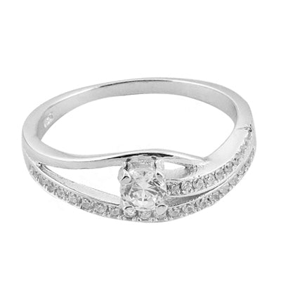 925 silver cubic zirconia ring for women | gift jewelry