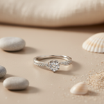 将图像加载到图库查看器中， 925 Silver Cubic Zirconia Ring for Women | Engagement Gift
