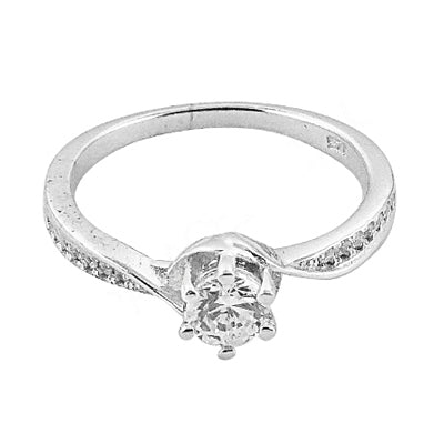 925 silver cubic zirconia ring for women | engagement gift