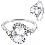 将图像加载到图库查看器中， 925 Silver Cubic Zirconia Ring for Women | Gift Jewelry
