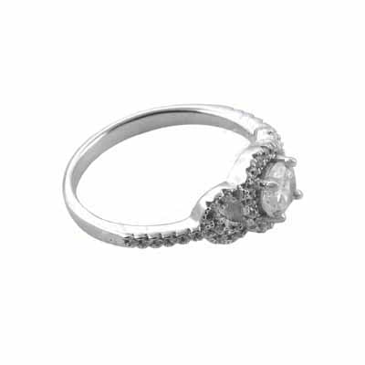 925 Silver Cubic Zirconia Ring for Women | Engagement Ring