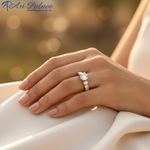 将图像加载到图库查看器中， 925纯银戒指，镶嵌立方氧化锆石 | 女士 | 礼物
