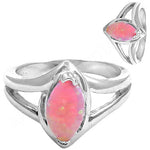 Load image into Gallery viewer, 925 Silver Pink Opal Ring for Women | Statement Jewelry
