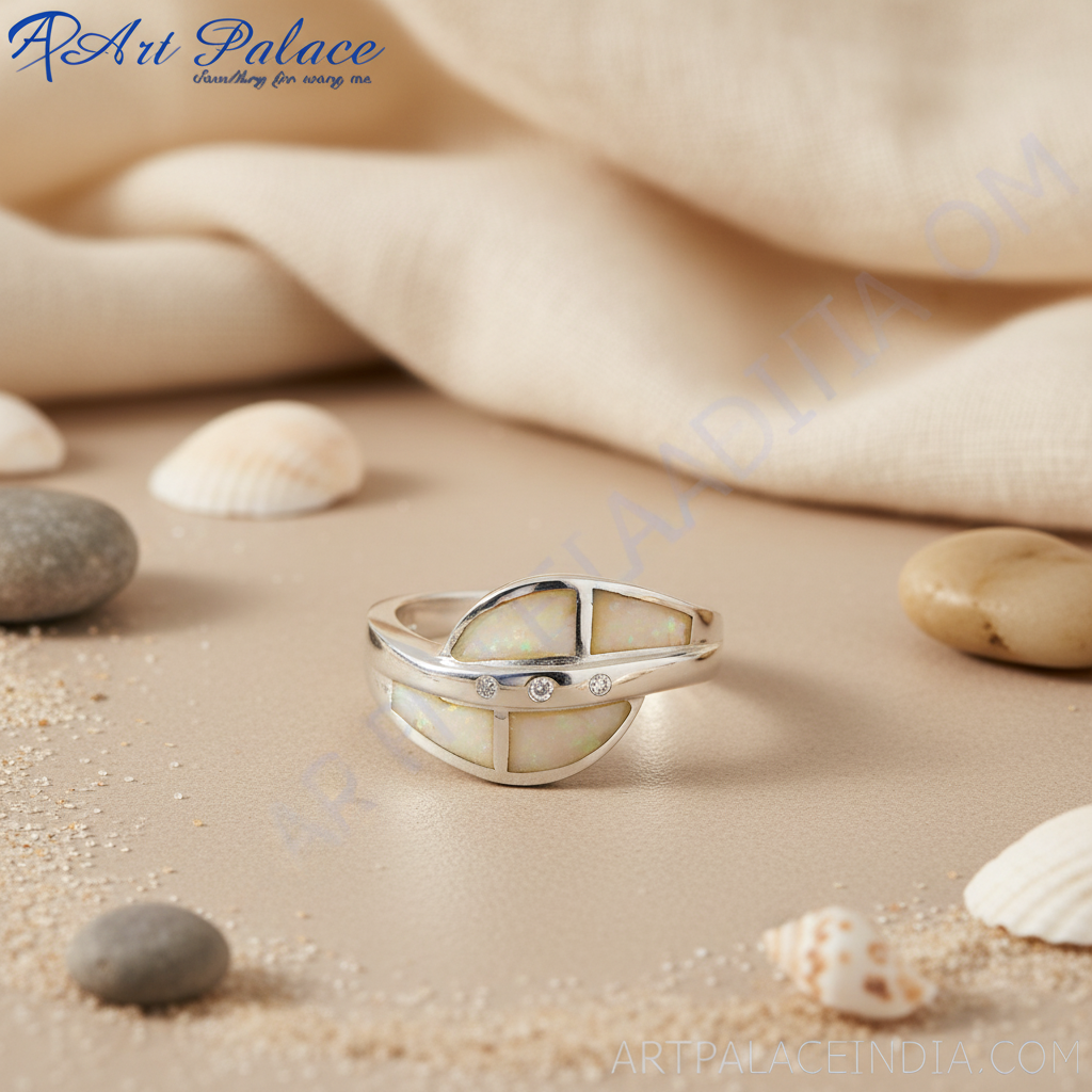 Anillo de ópalo en plata 925 para mujer | Joyería con estilo