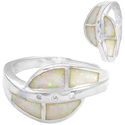 925 silver opal ring for women | statement jewelry