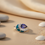 Load image into Gallery viewer, 925 Silver Tanzanite &amp; Opal Ring for Women | Gift Jewelry
